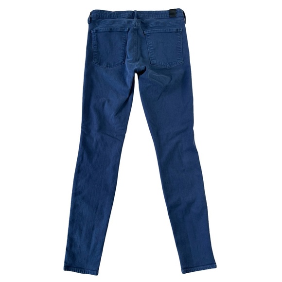 VINCE Skinny Jeans Blue Marine Wash Low Mid Rise Stretch Riley Legging - Size 28 - Picture 3 of 11